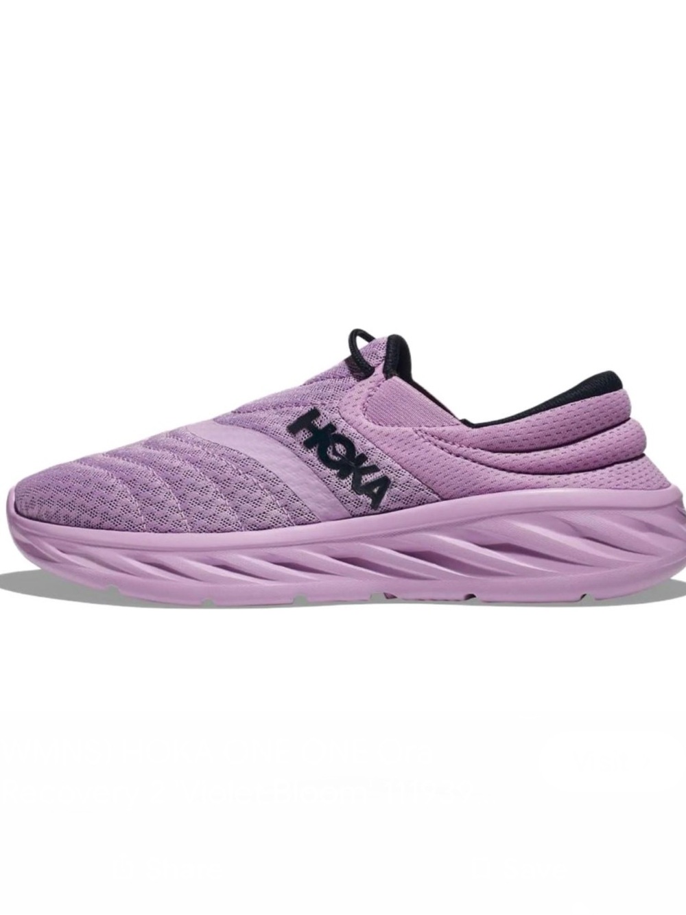 HOKA One Ora Recovery Shoe 2 lavender Women’s Sz 9